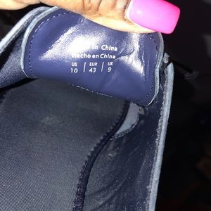 Men’s Blue Suede shoes. Great condition